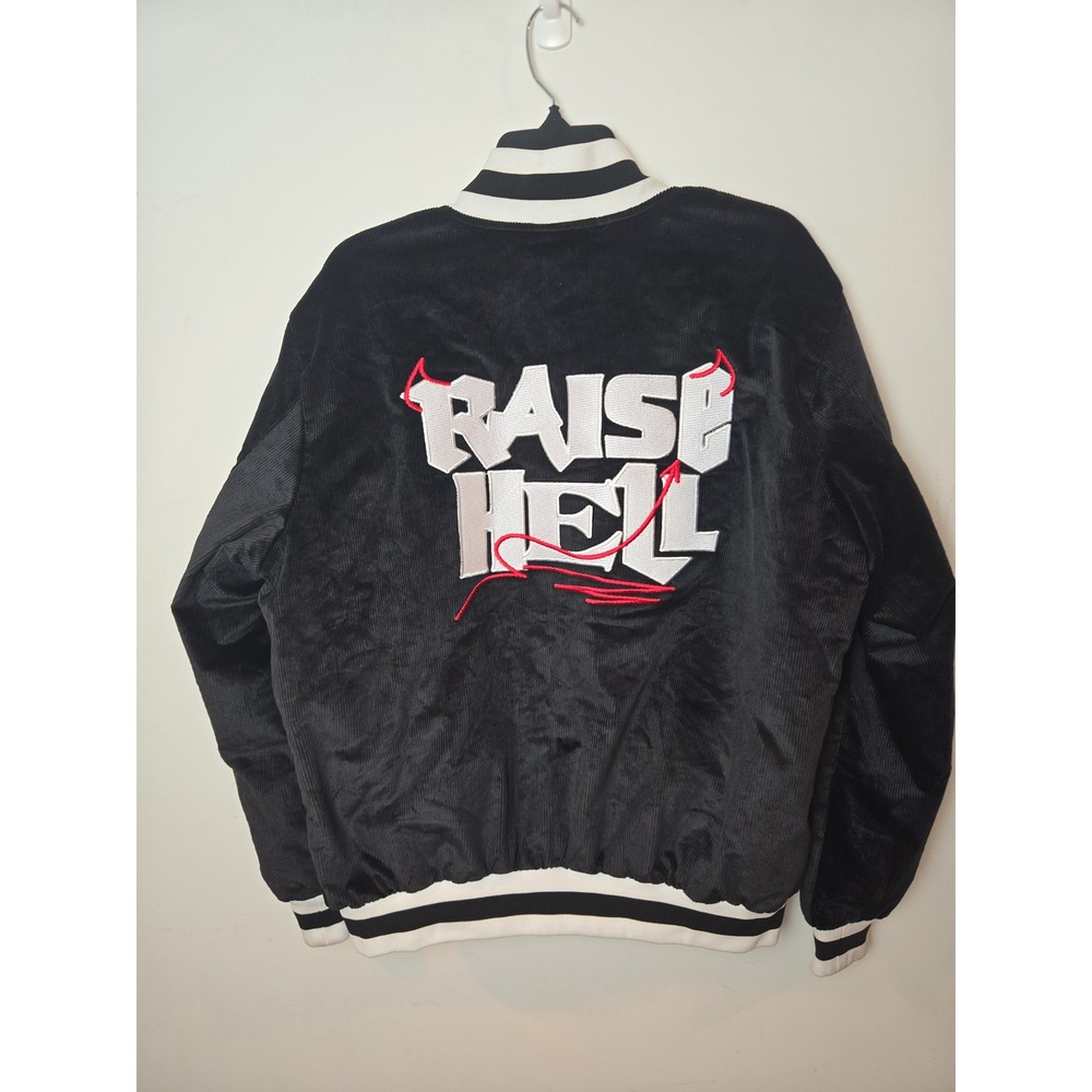 New Jersey Devils Raise‎ Hell Men's Corduroy Jacket Medium - Picture 5 of 6